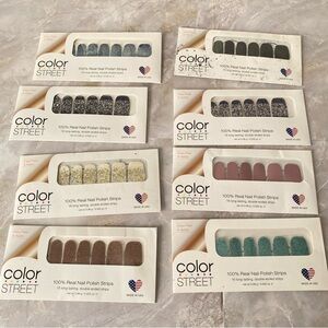 Color Street Nail Strips - Lot of 8 packages